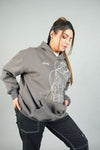 Couple Pack of 2 - Mandala Grey Oversized Hoodie