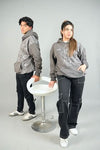 Couple Pack of 2 - Mandala Grey Oversized Hoodie