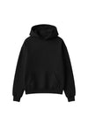 Fleece Lined Black Regular Fit Hoodie