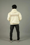 Couple Pack of 2 - Classical Off-White Embroidered Regular Fit Hoodie