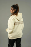 Couple Pack of 2 - Classical Off-White Embroidered Regular Fit Hoodie