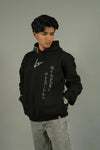 Couple Pack of 2 - Monochrome Black Regular Fit Hoodie