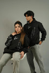 Couple Pack of 2 - Monochrome Black Regular Fit Hoodie
