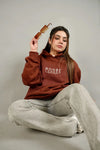 Couple Pack of 2 - Symbolic HD Brown Oversized Hoodie