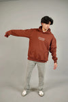Couple Pack of 2 - Symbolic HD Brown Oversized Hoodie