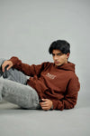 Couple Pack of 2 - Symbolic HD Brown Oversized Hoodie