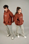 Couple Pack of 2 - Symbolic HD Brown Oversized Hoodie