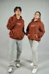Couple Pack of 2 - Symbolic HD Brown Oversized Hoodie