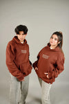 Couple Pack of 2 - Symbolic HD Brown Oversized Hoodie