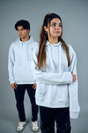 Couple Pack of 2 - Waffle Blue Embroidered Regular Fit Hoodie